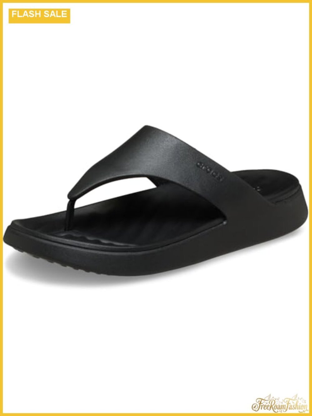 Croc Getaway Triangle Flip Flops Lightweight Waterproof EVA Platform Beach